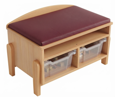 Banc avec rangement sous assise k'briol